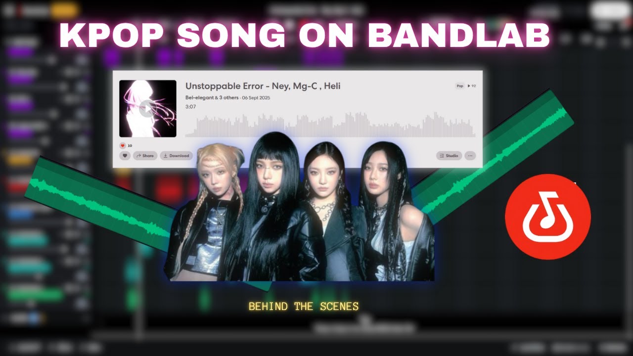I Made a K-Pop Song on BandLab [Behind the Scenes]