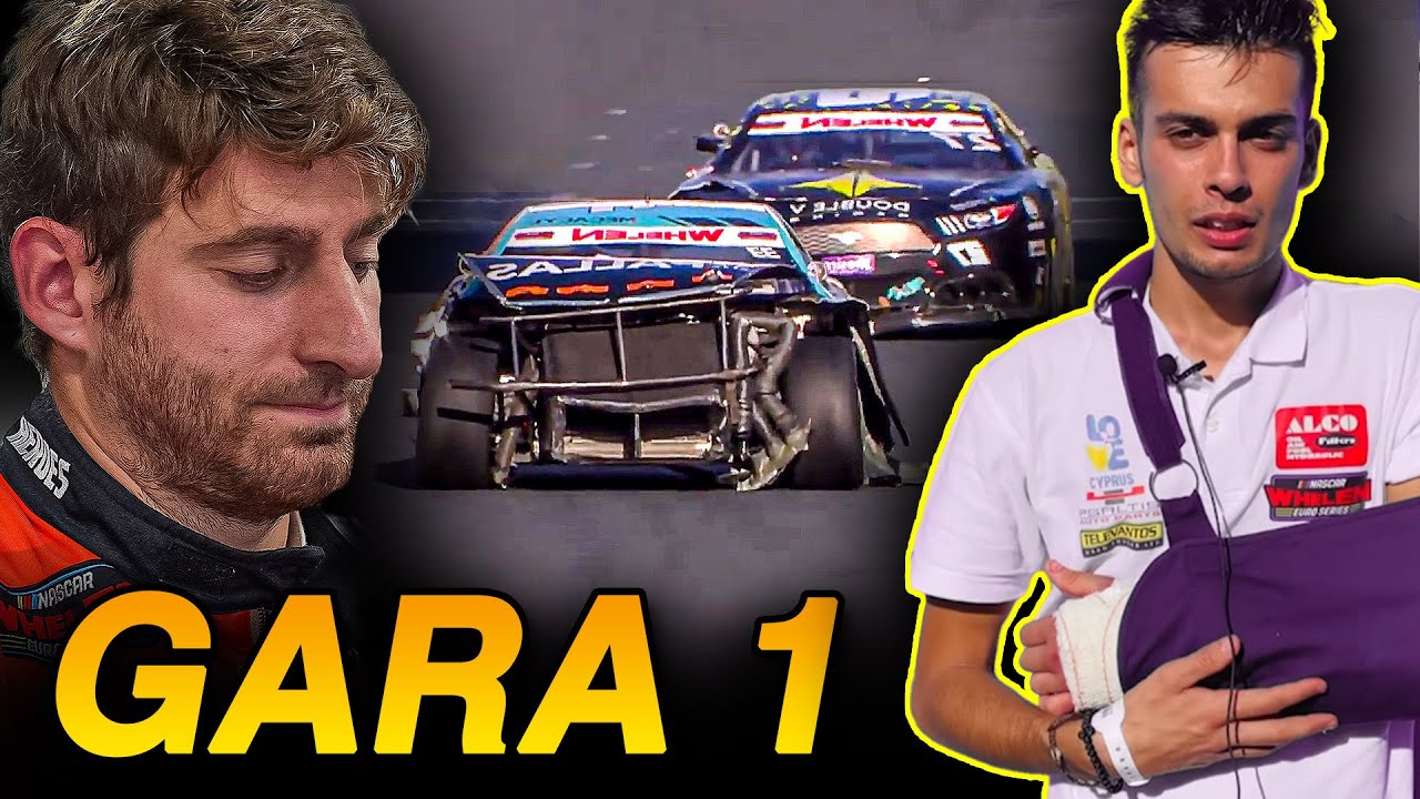 BRACCIO ROTTO... CAMPIONATO FINITO - EuroNASCAR Zolder Gara1
