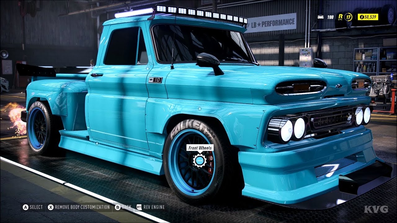 Need for Speed Heat - Chevrolet C10 Stepside Pickup 1965 - Customize | Tuning Car HD