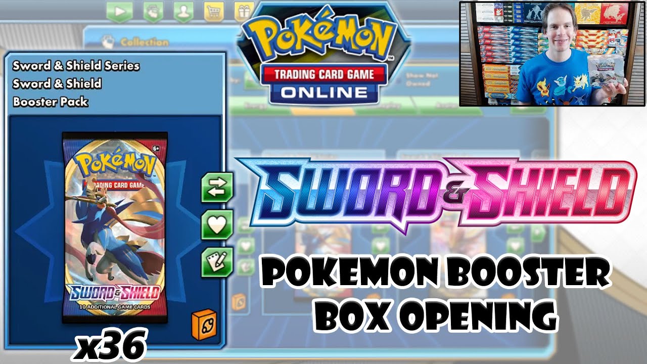 Online Sword & Shield Booster Box Opening