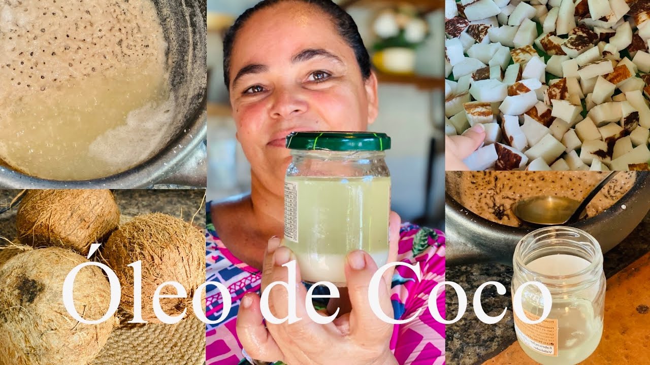 🥥 Faça óleo de coco caseiro em poucas Horas - Receita Caseira 