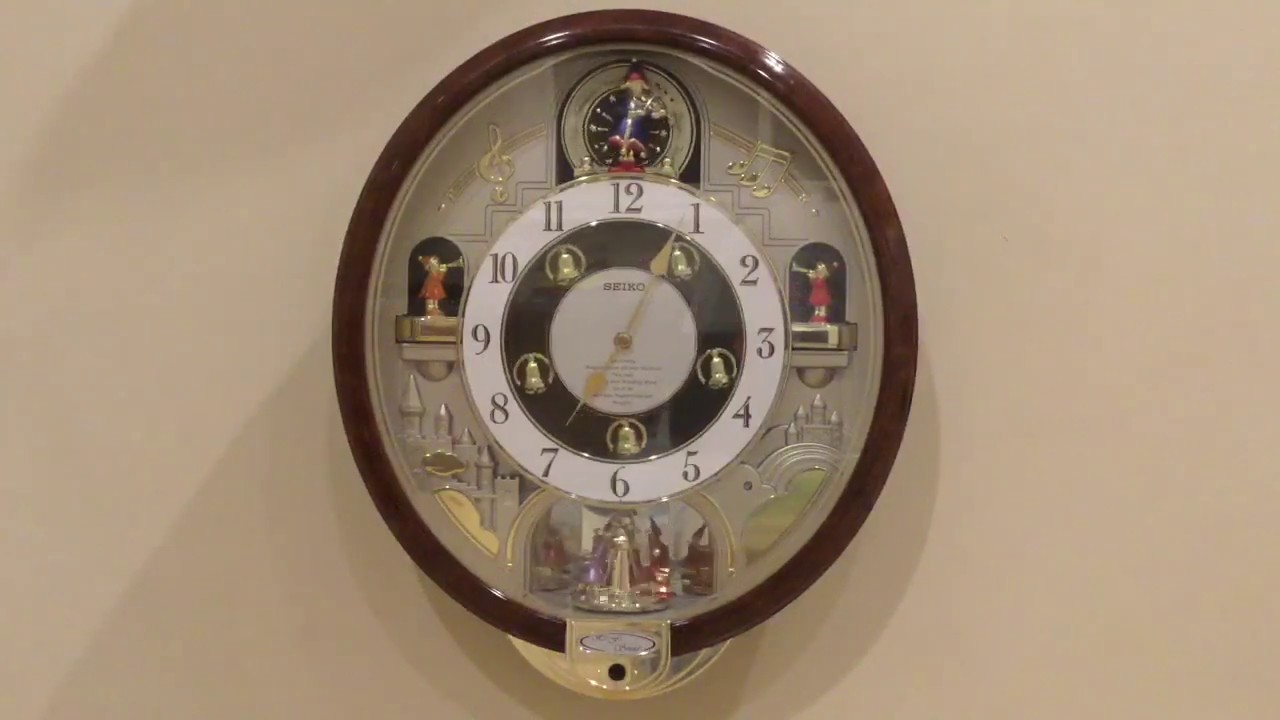 Seiko Melodies In Motion QXM109ZRH Beatles Hi-Fi Sound Wall Clock - All Melodies HQ