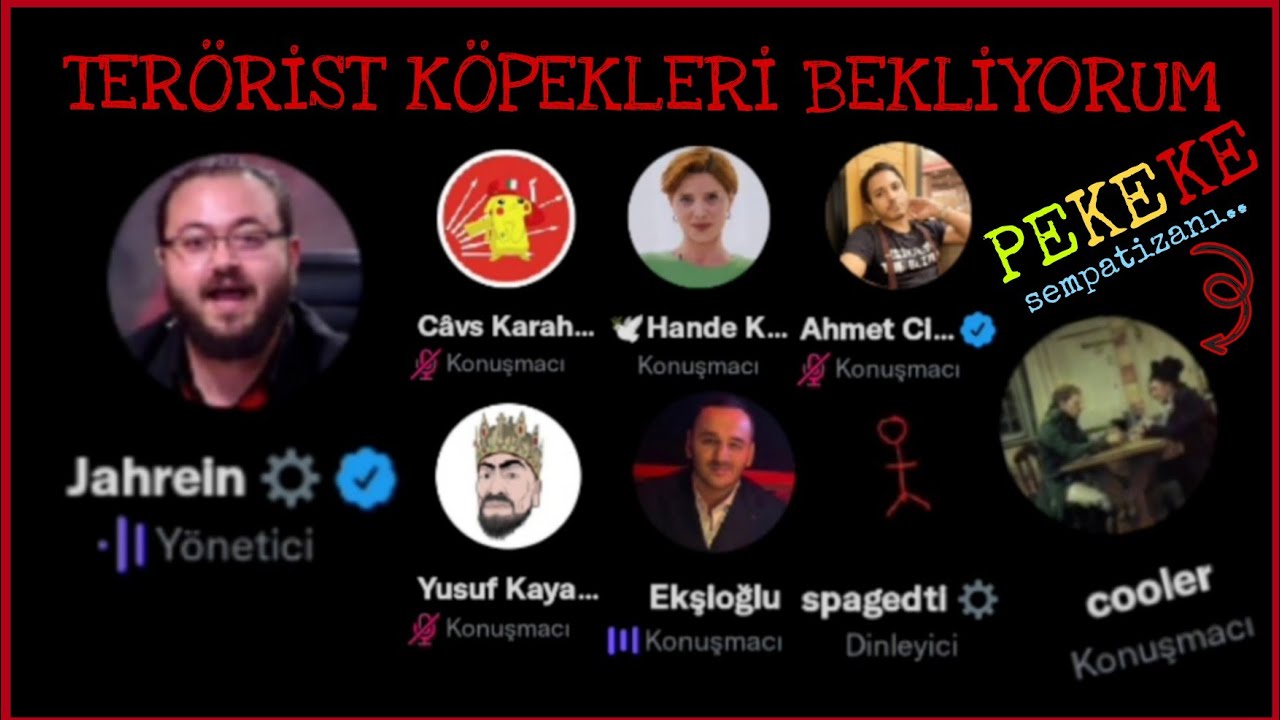 Jahrein, Cavs - ''Ter&ouml;rist K&ouml;pekleri Bekliyorum'' Başlıklı Twitter Space Sohbeti Tamamı!