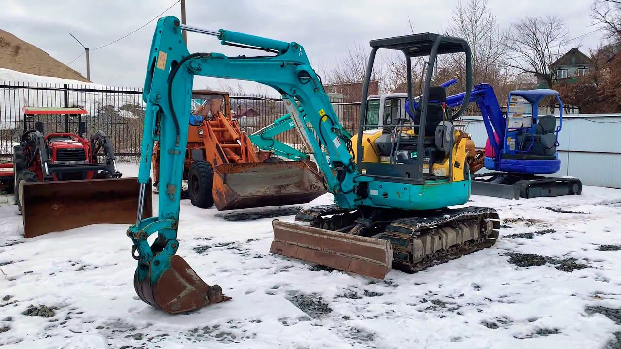 Экскаватор Кубота u30-3 гидролиния . Цена 1.300тр