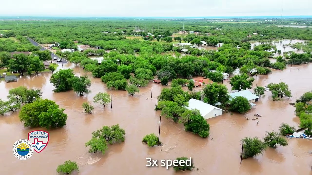 SAPD Drone Footage | July 4, 2025 Flood Response