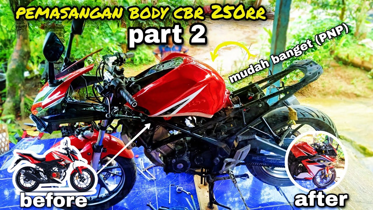 pemasangan body cbr 250rr di cb 150r, cb 150r modif cbr