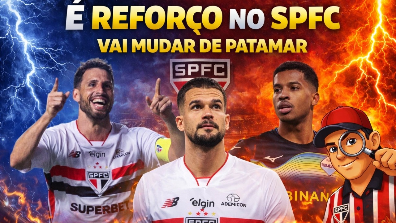 TEM MAIS REFORÇO CHEGANDO NO SPFC - DIRETORIA QUER MAIS - OUTRA SAÍDA - TRICOLOR MUDA DE PATAMAR ?