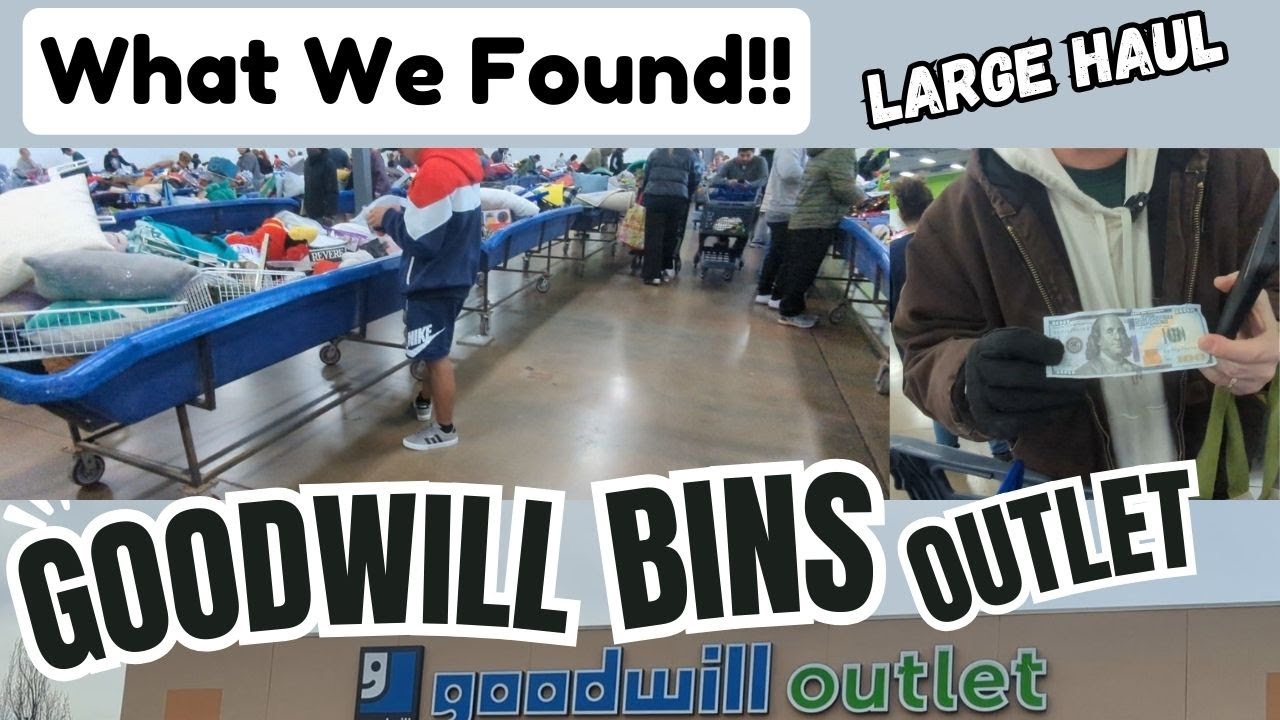Goodwill Outlet Bins- Look What We FOUND - Large Haul - You Never Know What You Will FIND!