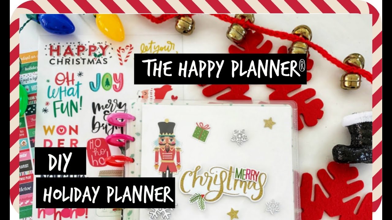 Diy Happy Holiday Christmas Planner Set up| Christmas Planner 2019