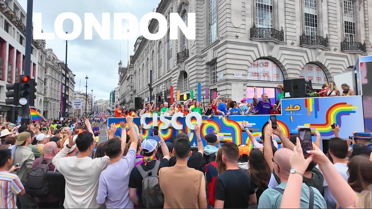 Walking Through Central London on Pride Day 2025 – Pure Joy & Color! 🏳️‍🌈