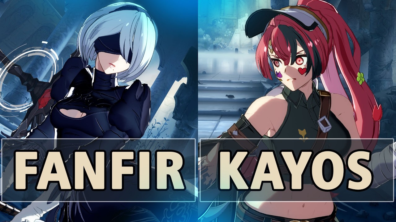 GBVSR:🔥FANFIR (2B) Vs Kayos (Meg M.M. L∞k Up))🔥| High Level Gameplay.