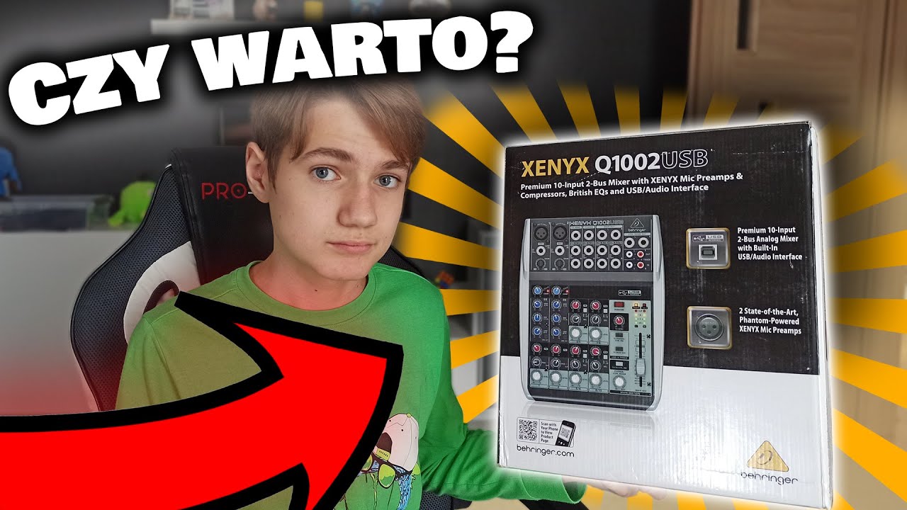 Behringer xenyx Q1002 usb - Czy warto kupić mikser? | Unboxing, Recenzja