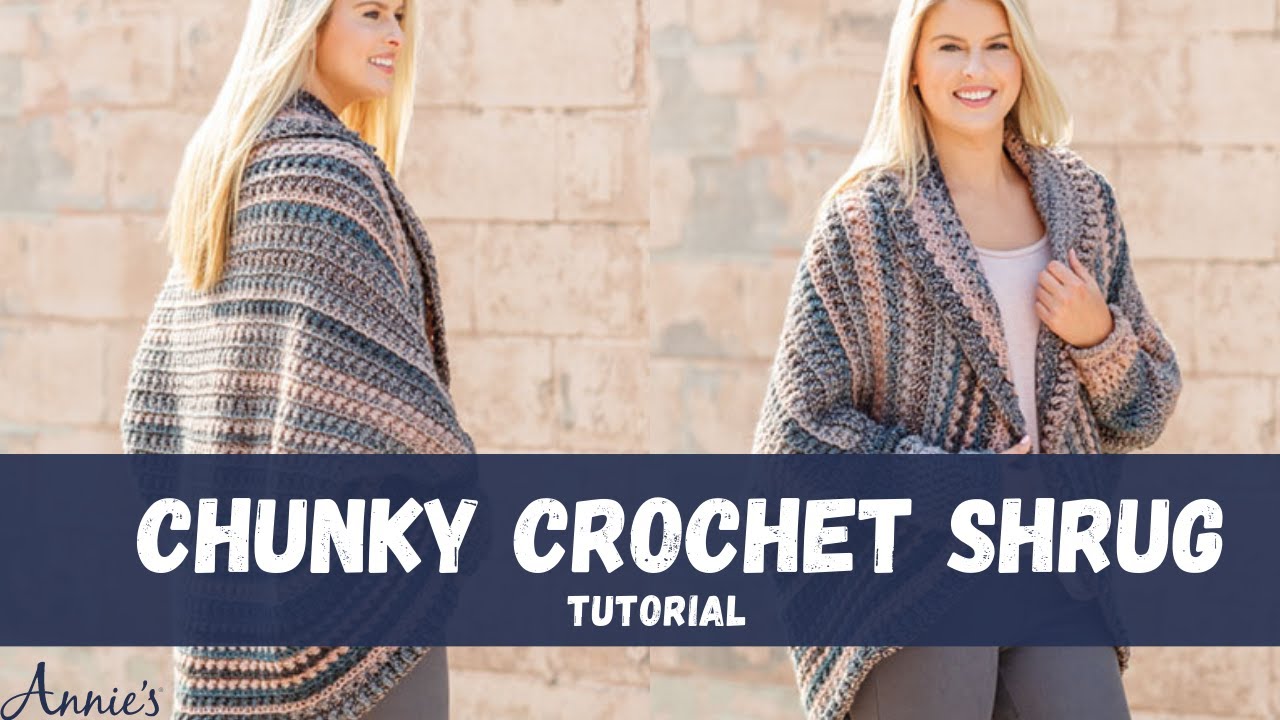 EASY Crochet Chunky Shrug Tutorial - Star Stitch Basics
