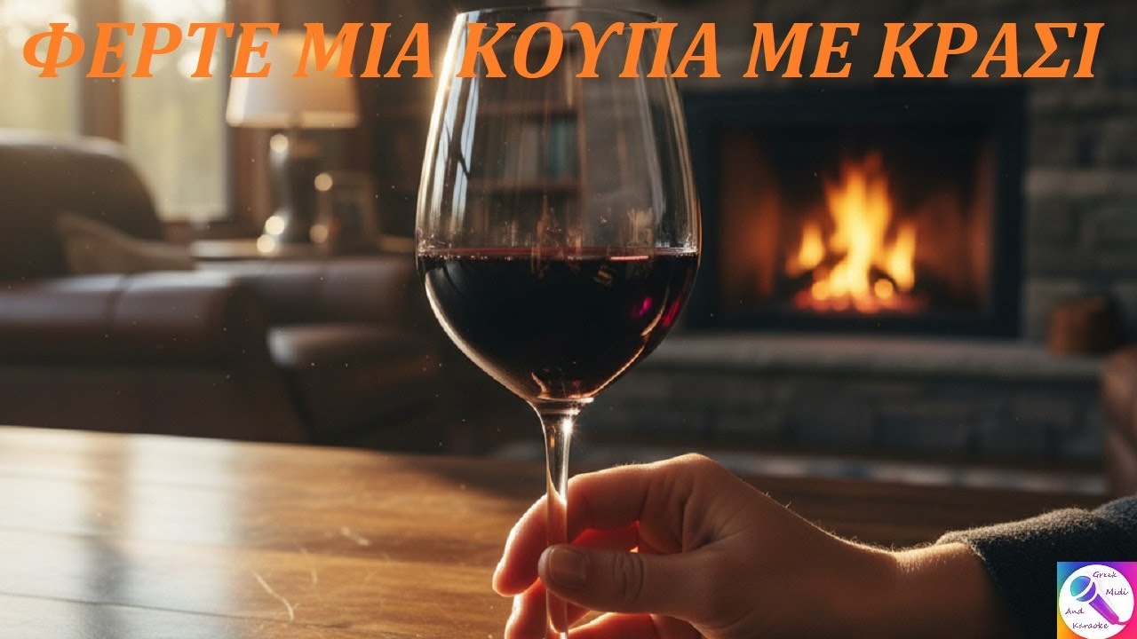 ΦΕΡΤΕ ΜΙΑ ΚΟΥΠΑ ΜΕ ΚΡΑΣΙ - ΠΟΛΥ ΠΑΝΟΥ (ΣΙ) Καραόκε  σε  γυναικείο  τόνο
