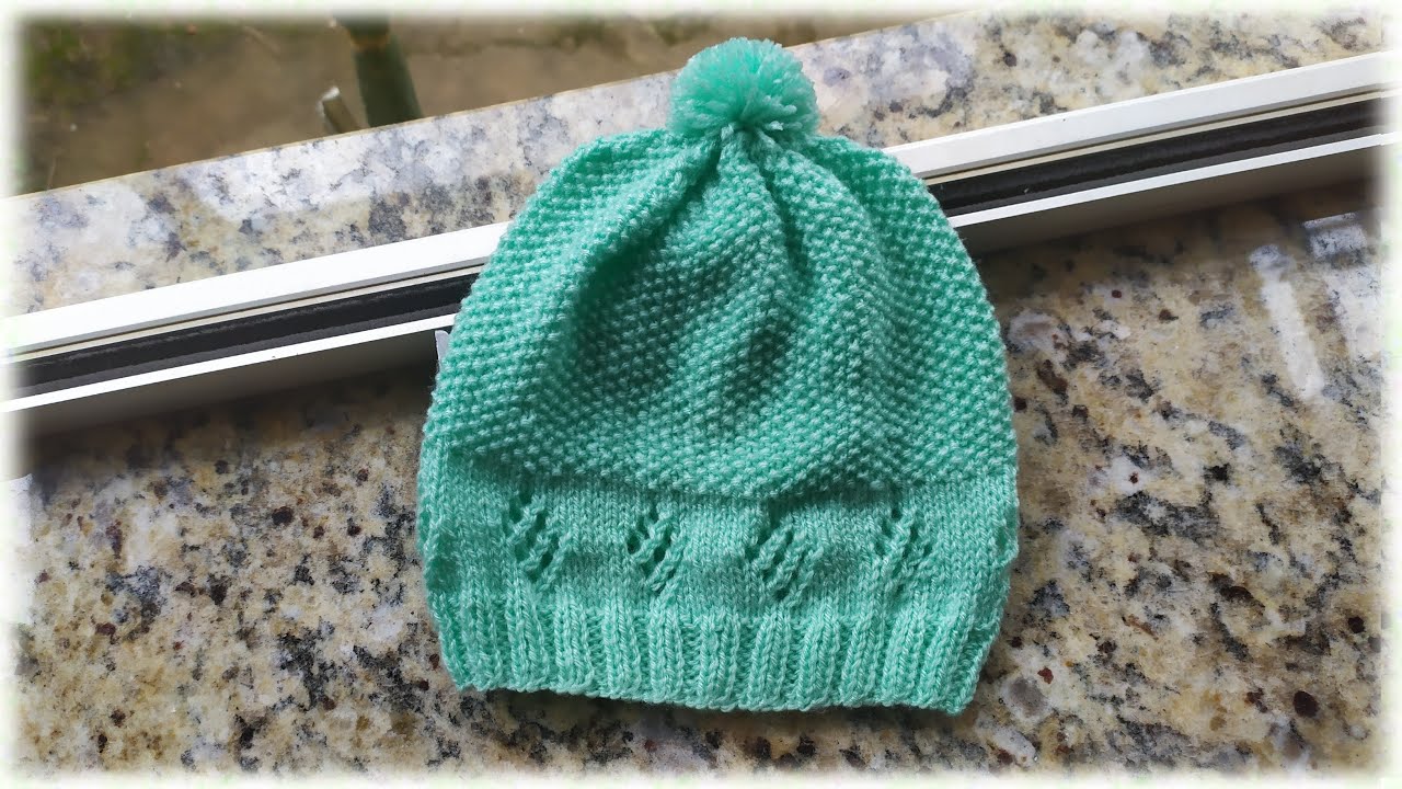 (CANHOTO) GORRO DE TRICÔ para 2 Anos Modelo Rodrigo