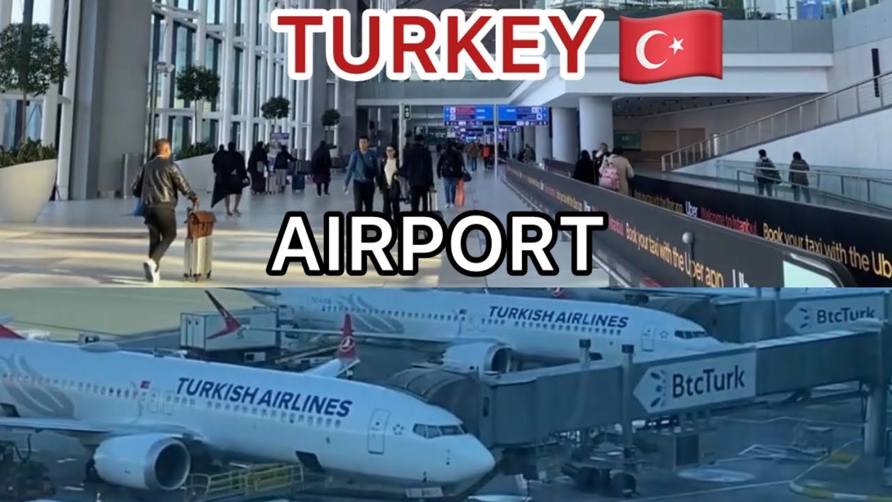 Turkey 🇹🇷 Airport - Beautiful Tour Of Istanbul Airport