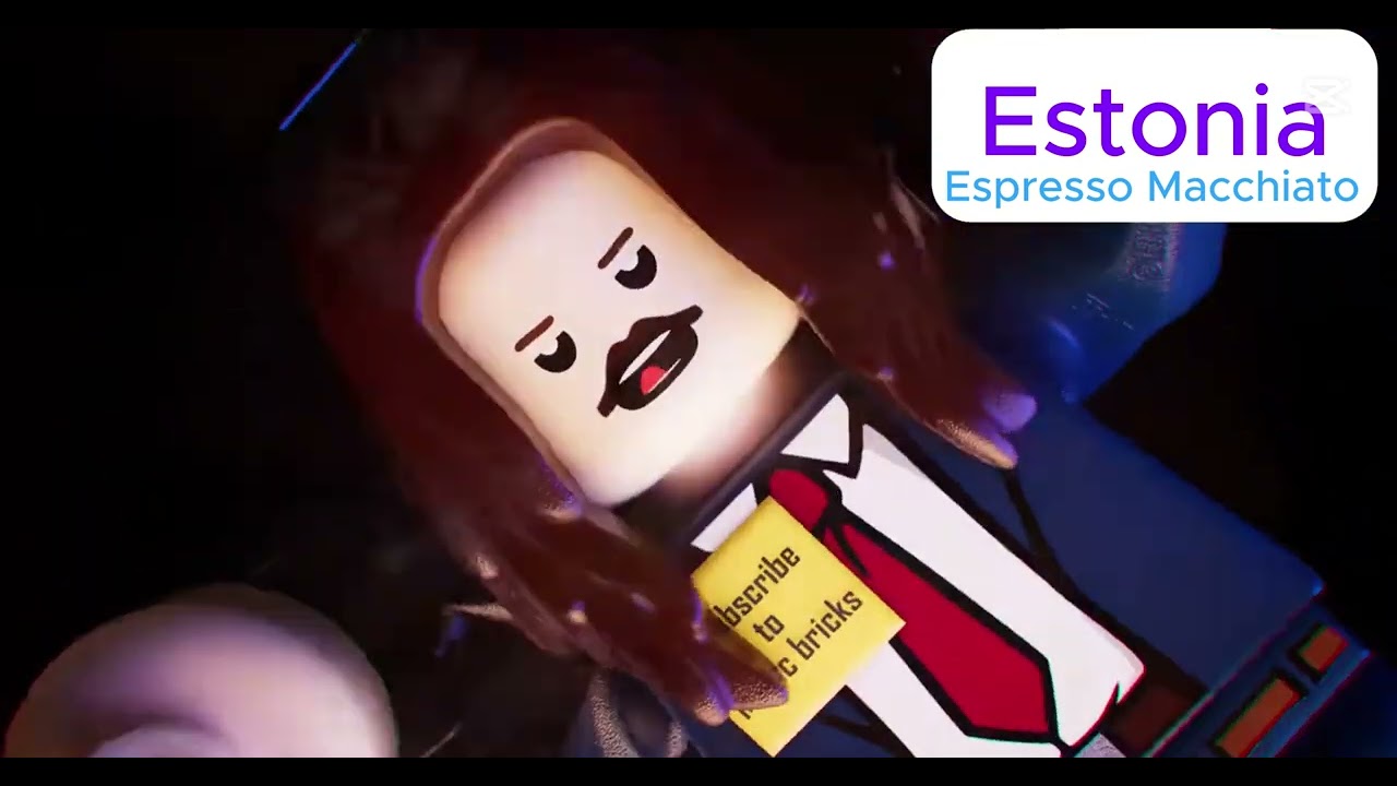 Estonia Espresso Macchiato   Eorovision   l   LEGO