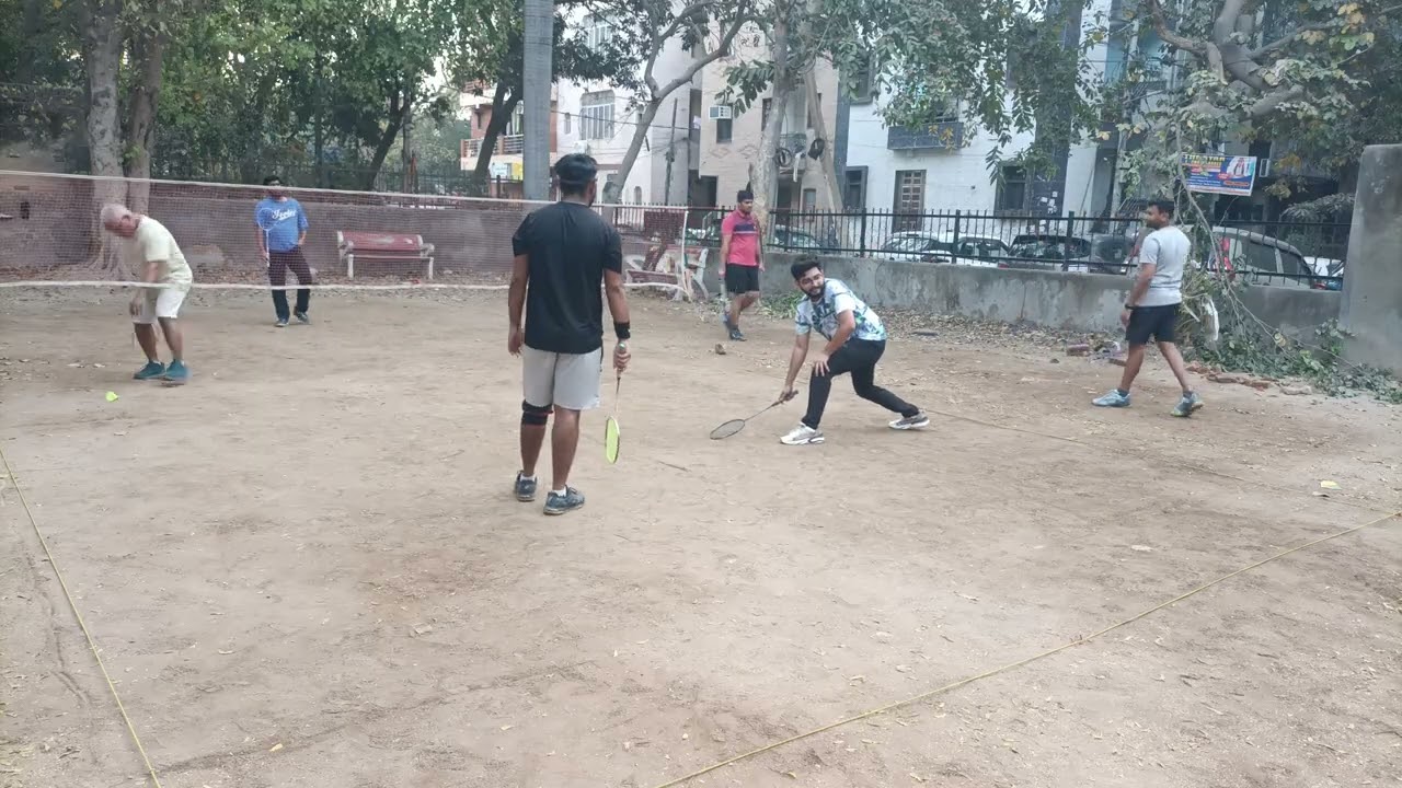 #match 2, Badminton match videos mukherjee nagar Delhi 🏸🏸📚📖✏️