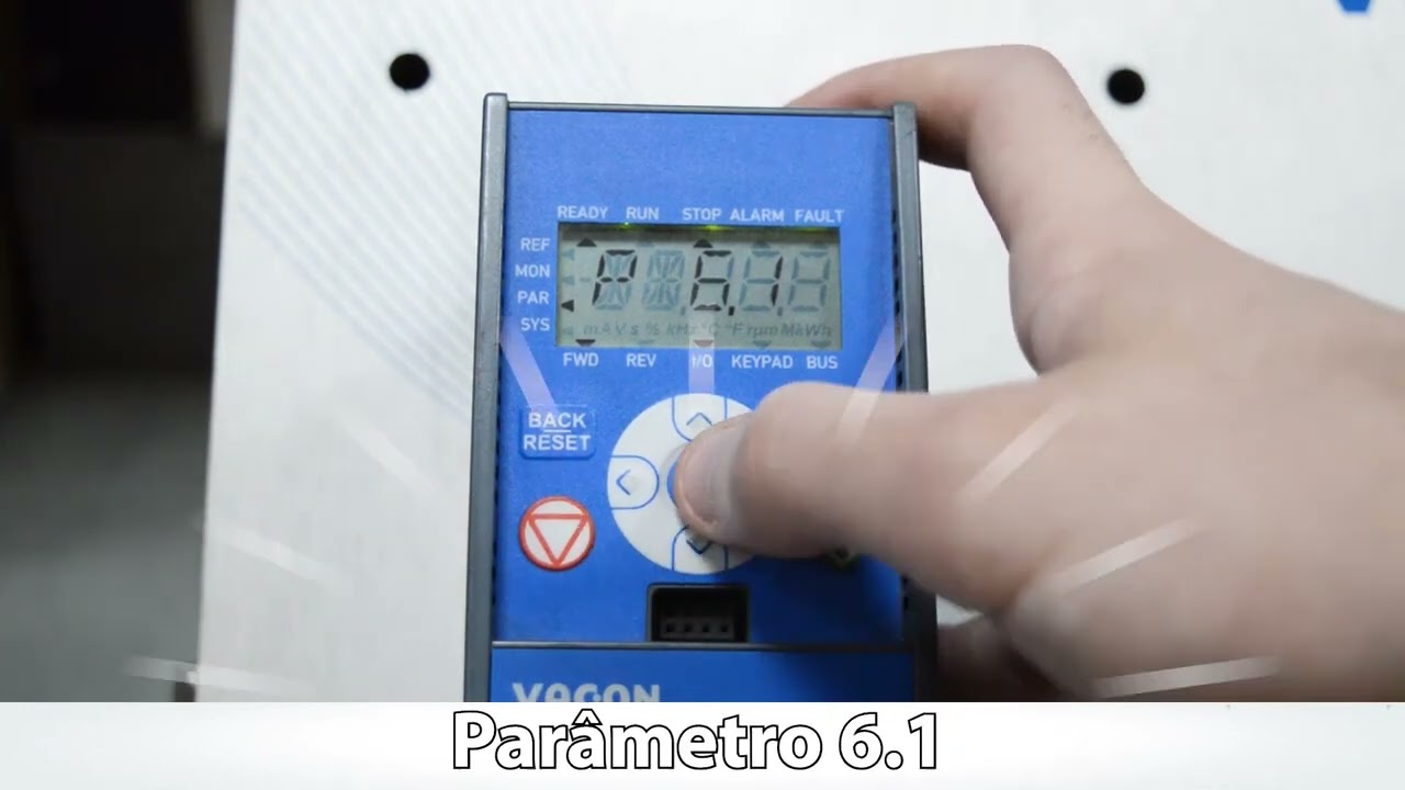 5Como realizar a parametrização básica em modo remoto Conversor de frequência VACON® 20