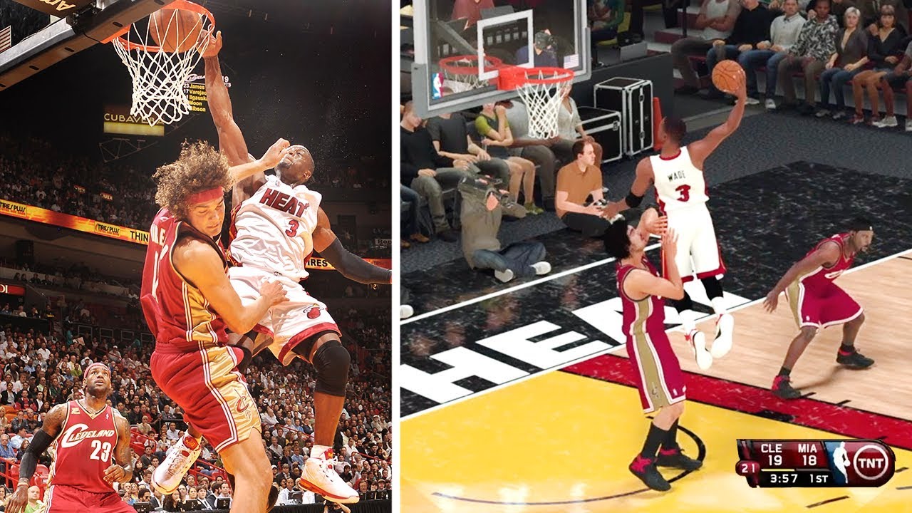 Recreating Dwyane Wade HYPED PLAYS on NBA 2K20