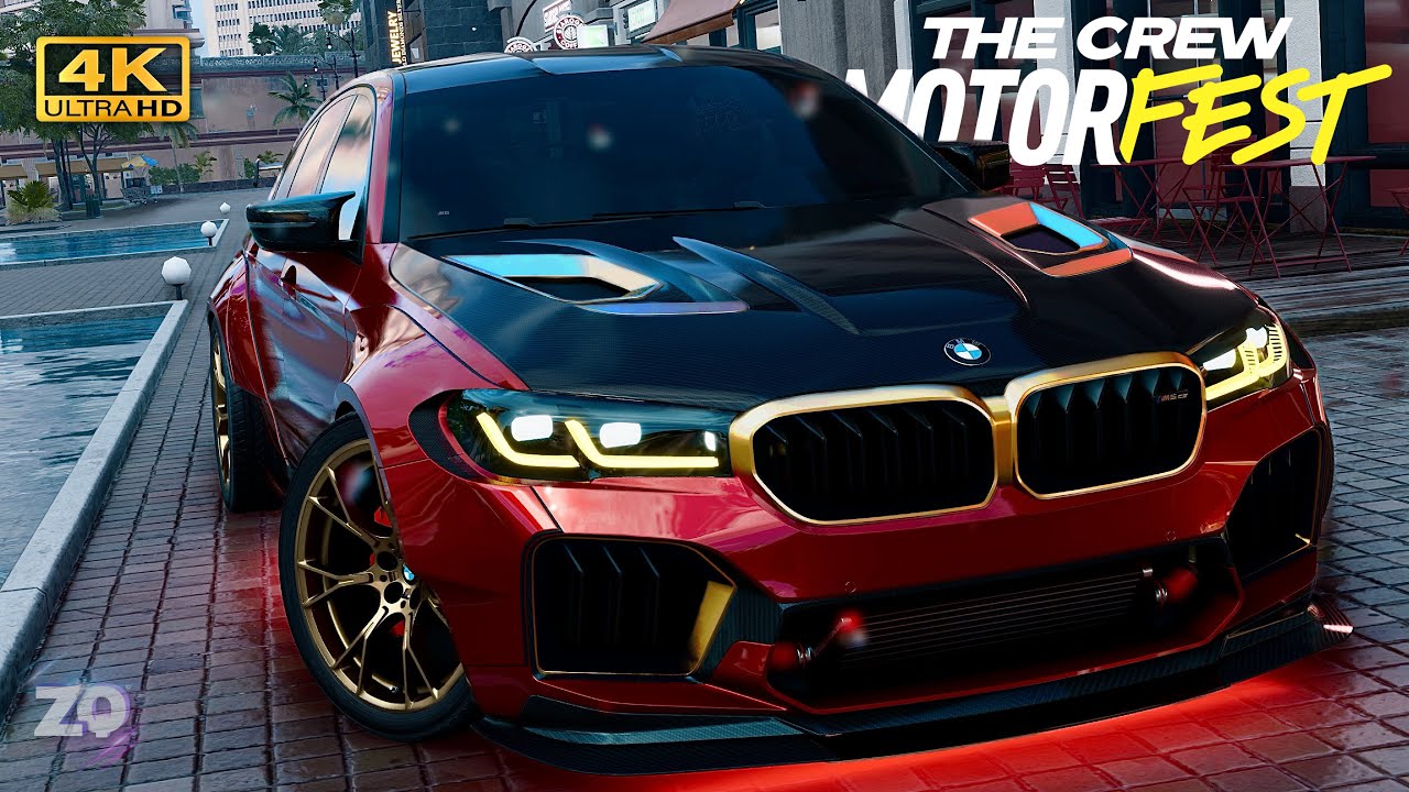 GOLDEN-RED BMW M5 CS Tuning - THE CREW MOTORFEST