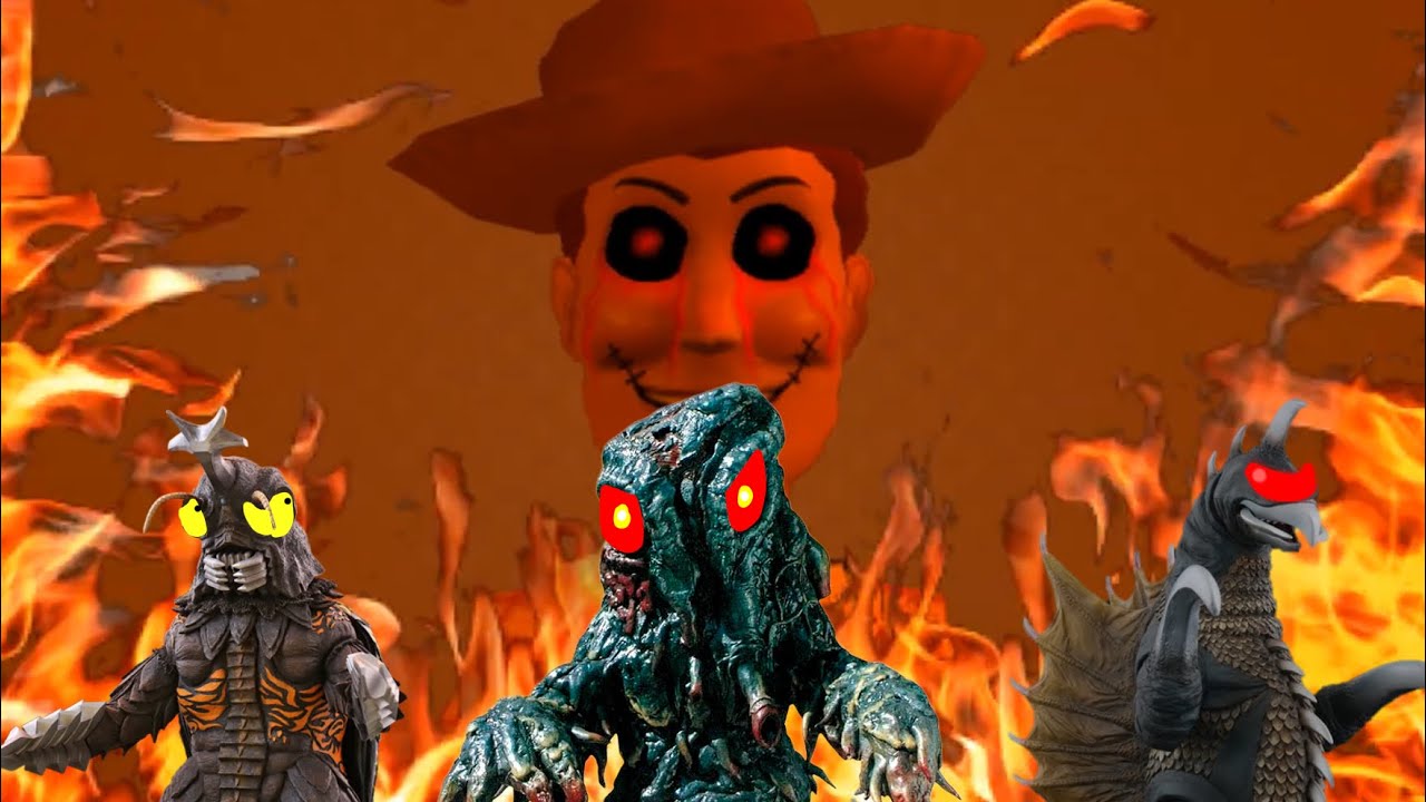 Gigan, Megalon and Hedorah plays Toy Story.exe: Remastered