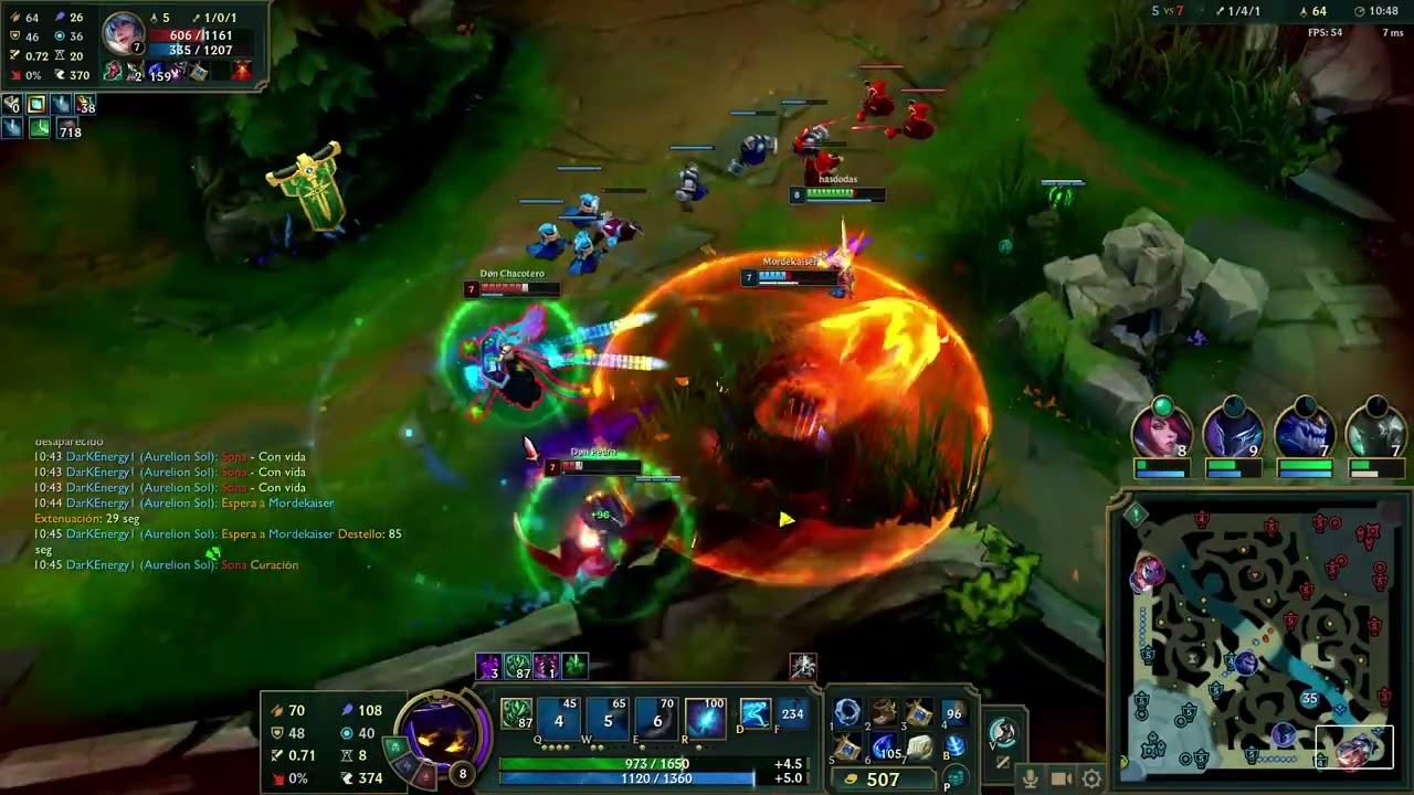 Jugando League of Legends -Veigar (645)
