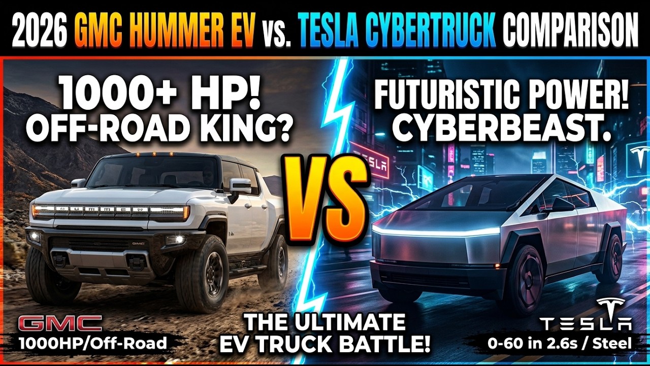 GMC Hummer EV vs Tesla Cybertruck &ndash; The Ultimate EV Truck Battle