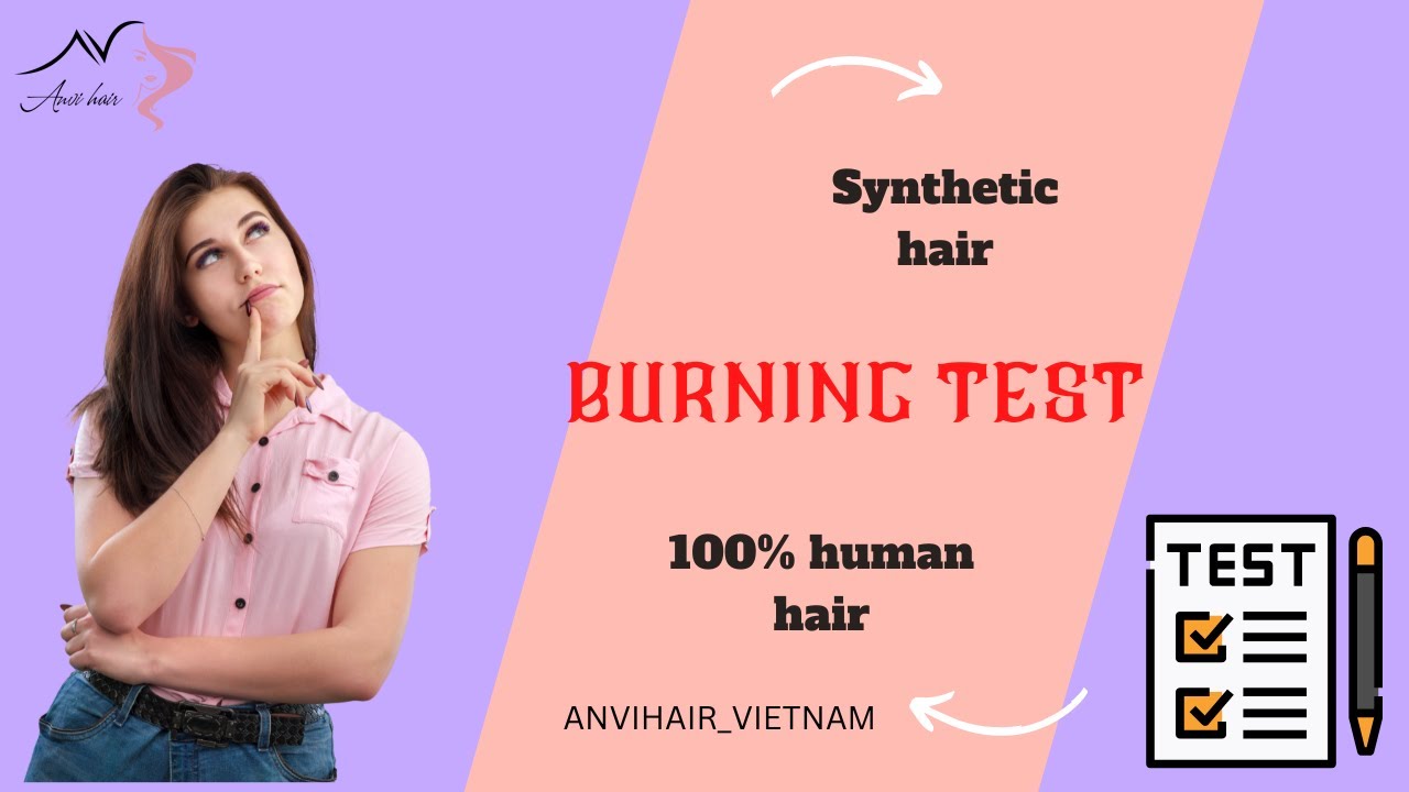 #shorts  Burning test: 100% Human Hair Burn | Anvi Hair Company
