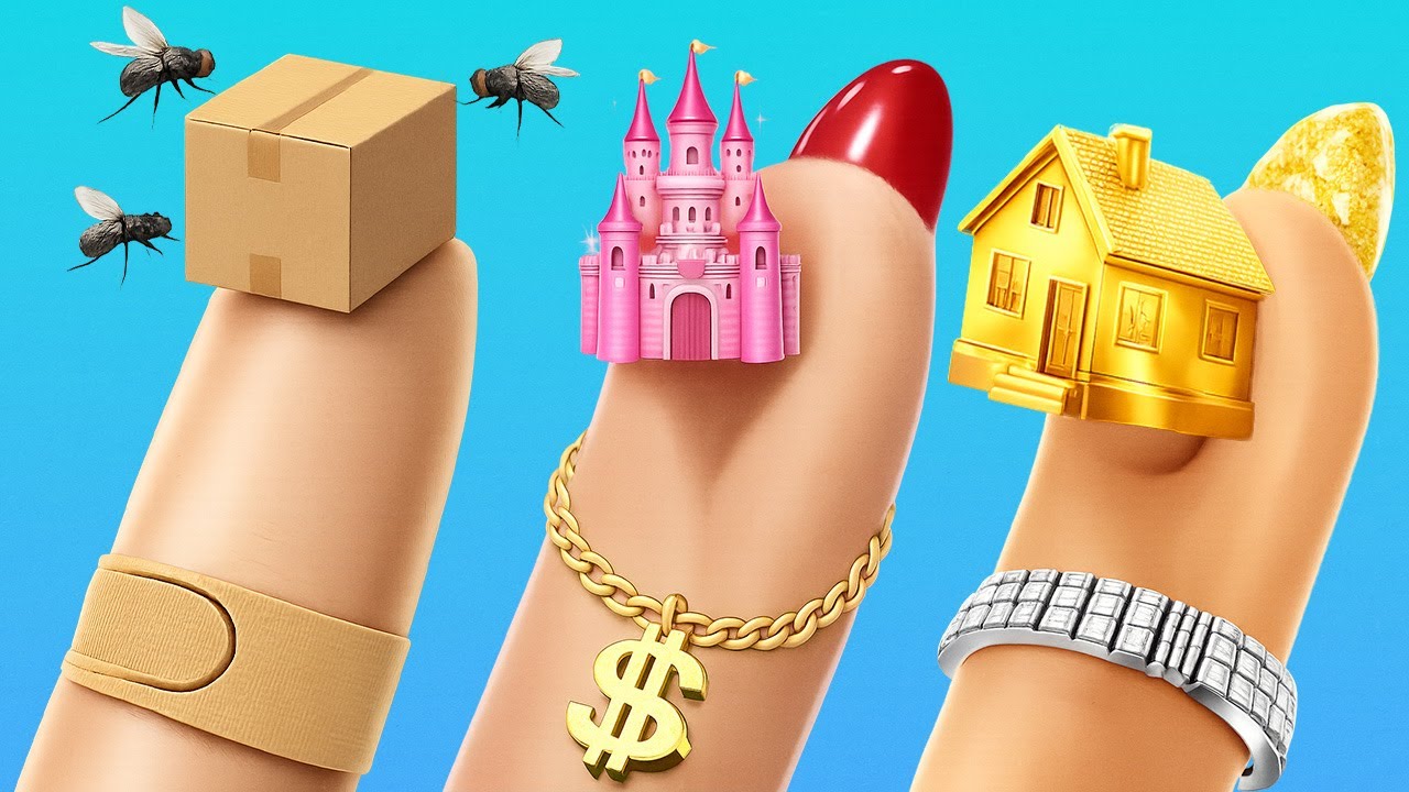 GLAM CITY GIRL VS SIMPLE VILLAGE BOY || Premium vs Affordable Life by 123 GO!