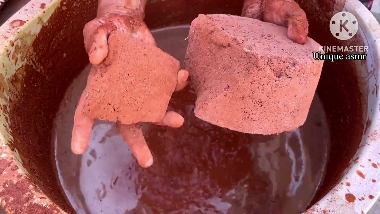 “Non Stop Red Dirt Crumbling with Water | Relax & Enjoy”