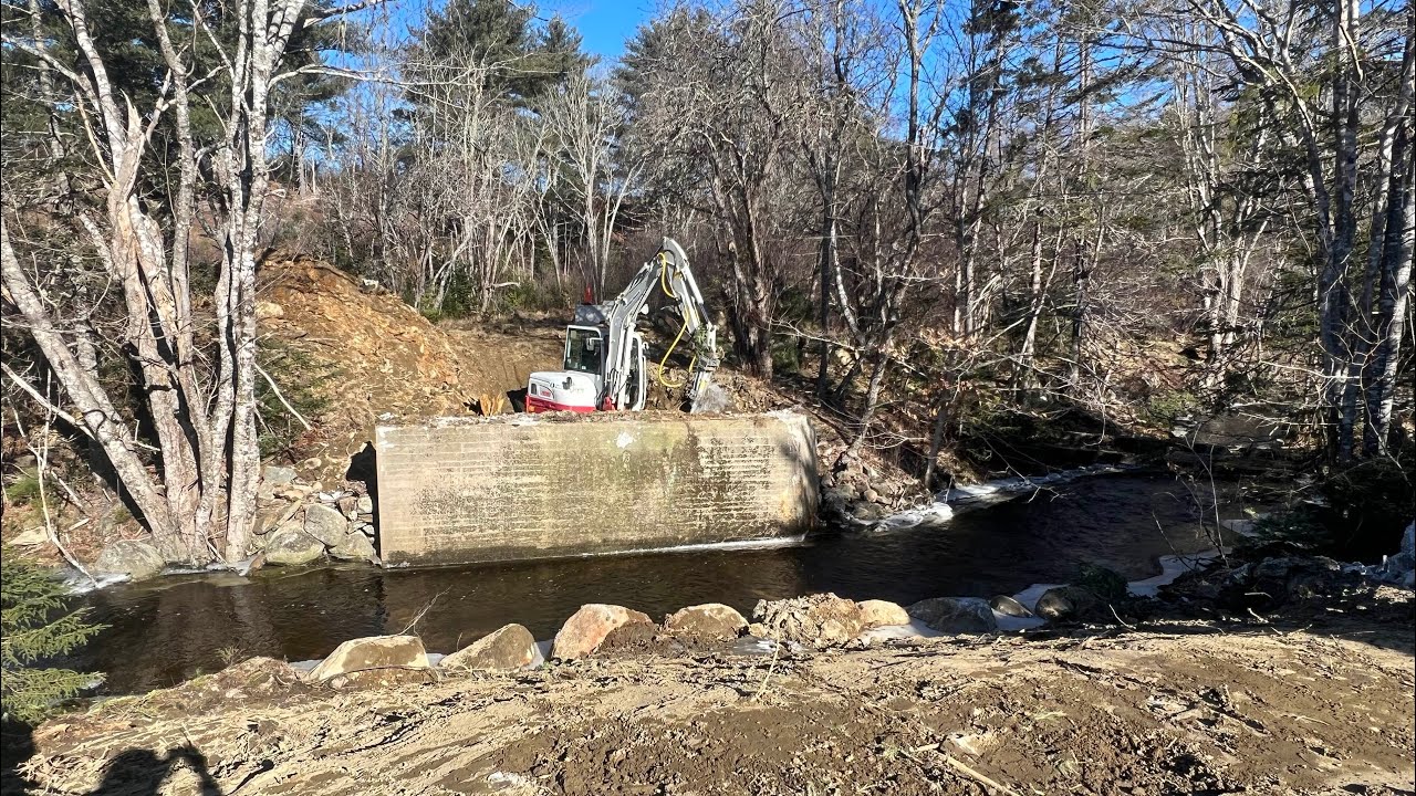 REMOVING AN OLD CONDEMNED BRIDGE & MORE CLEANUP AT THE COTTAGE