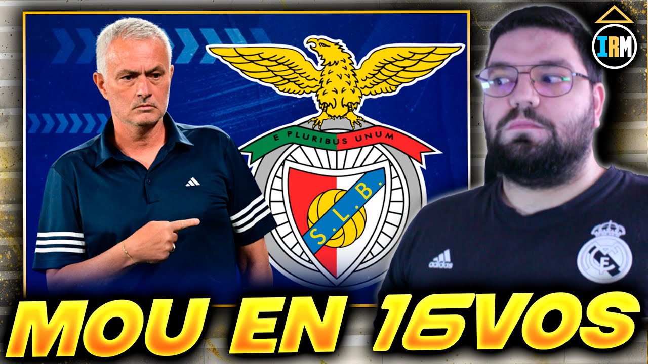 🚨MOU VUELVE AL BERNABEU: BENFICA vs REAL MADRID en 16vos