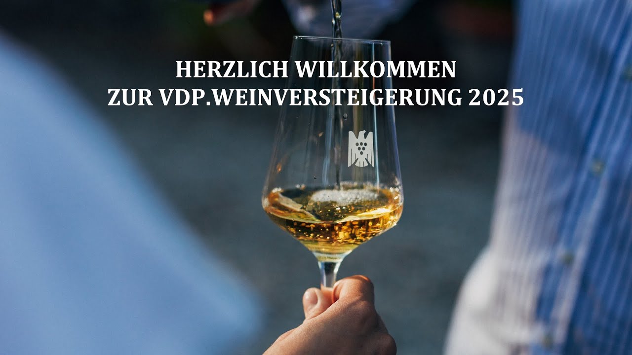 Livestream VDP.Weinversteigerung an der Nahe mit Ahr, Rheinhessen und Pfalz 08.11.2025 13:00 UTC