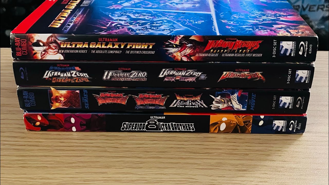 Four Ultramans For The Blu-Ray Collection 