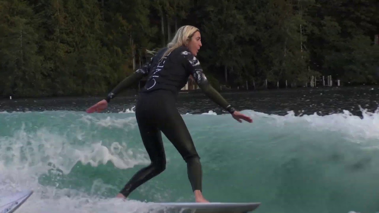 Wakesurf trick - carve relaxica surf