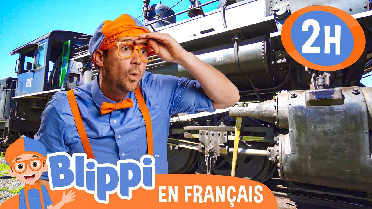 Blippi à la découverte du train à vapeur | | Blippi en français | Vidéos éducatives pour enfants