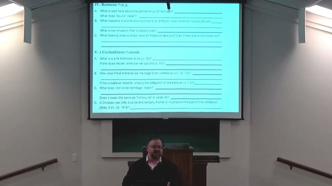 17.12.25, среда, занятие - Урок 11: Что Бог соединил (часть 2); Урок 12: Прелюбодеяние