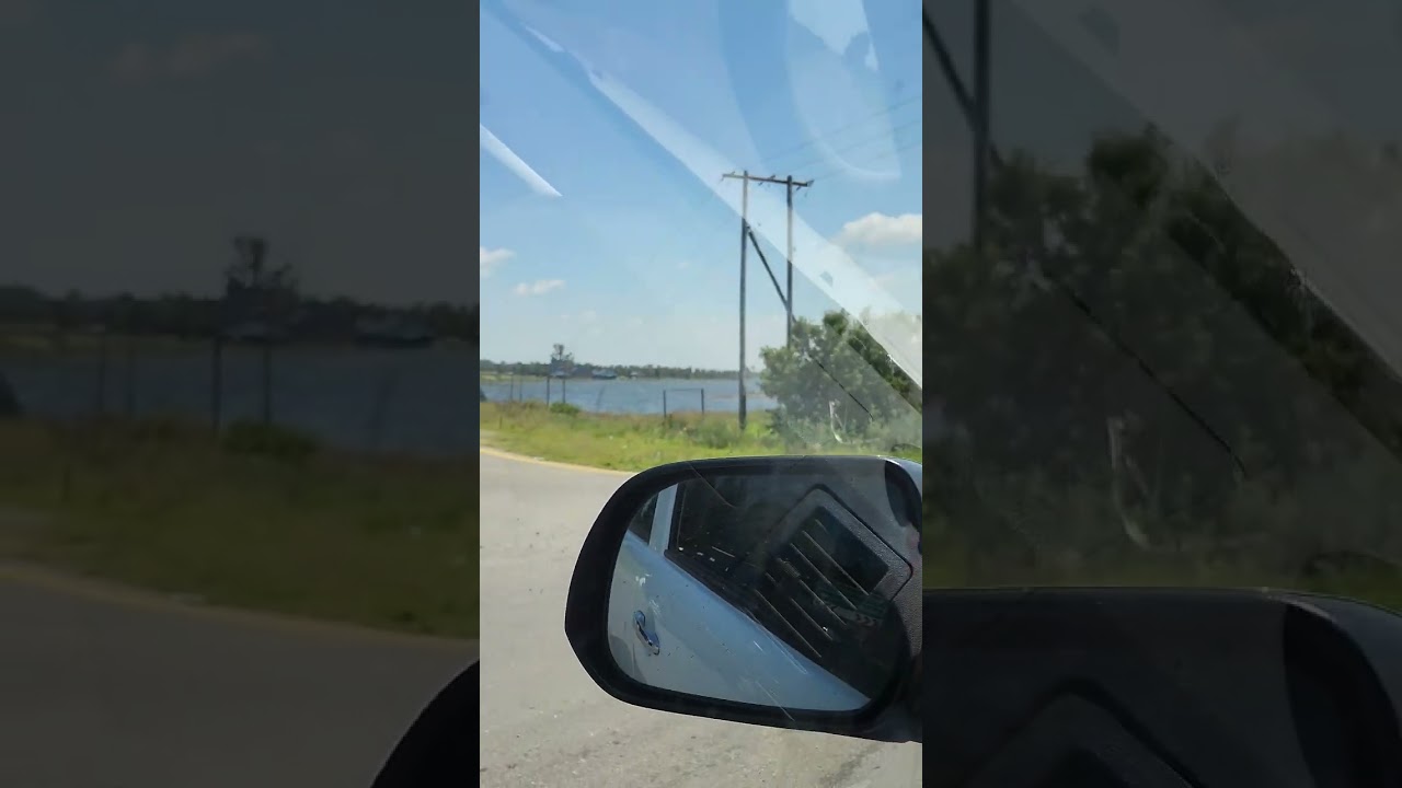 Flooded Road🏞 #flood #flooded #water #road #dangerous #work #live #funnysound #scare