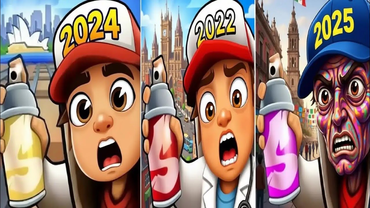 Subway Surfers: 2022 Oxford 🆚 2024 Sydney 🆚 2025 Mexico|| Who Is Your Favourite ⁉️