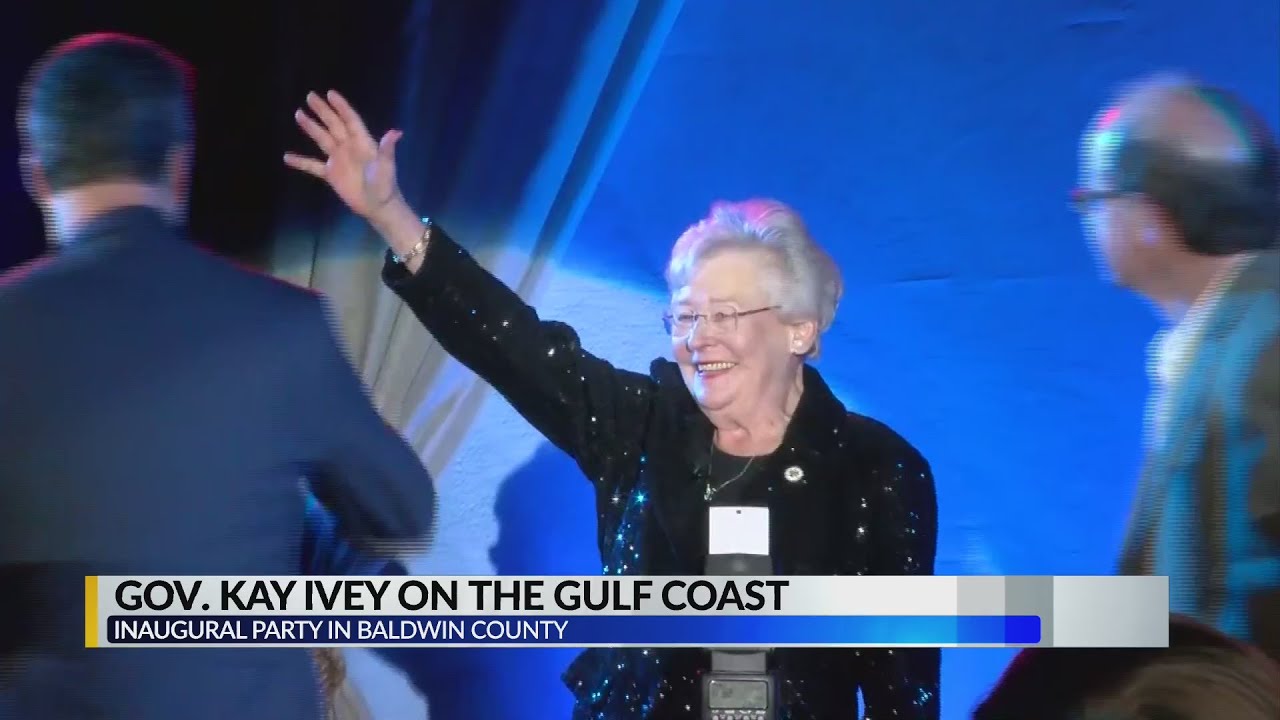 Governor Kay Ivey kicks off inauguration celebrations on Gulf Coast.