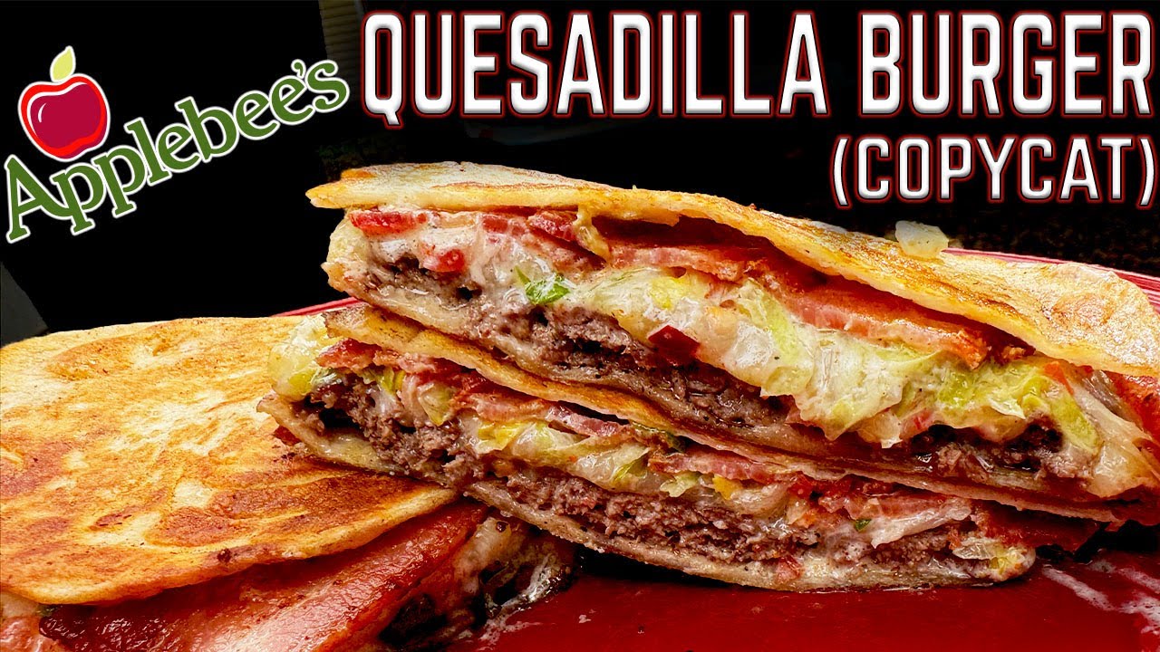 BETTER THAN APPLEBEE'S? HIGHY REQUESTED QUESADILLA BURGER COPYCAT ON THE GRIDDLE! EASY RECIPE