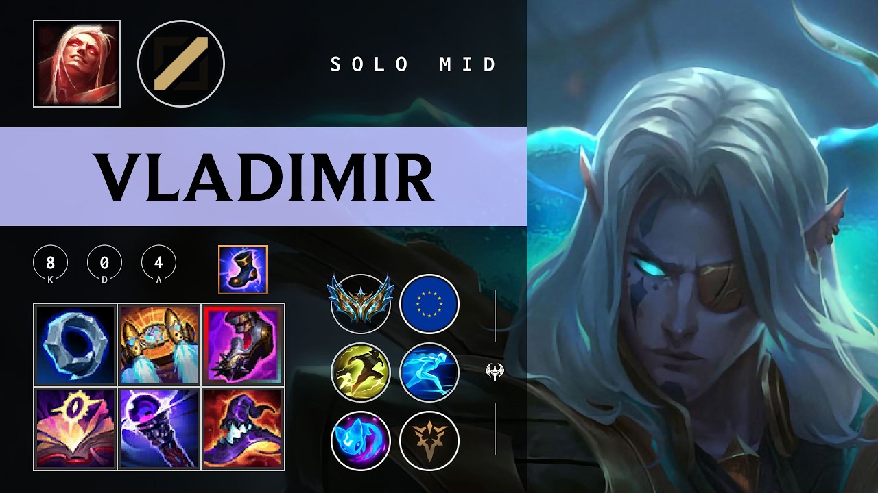 Vladimir Mid vs Yone - EUW Challenger Patch 26.02