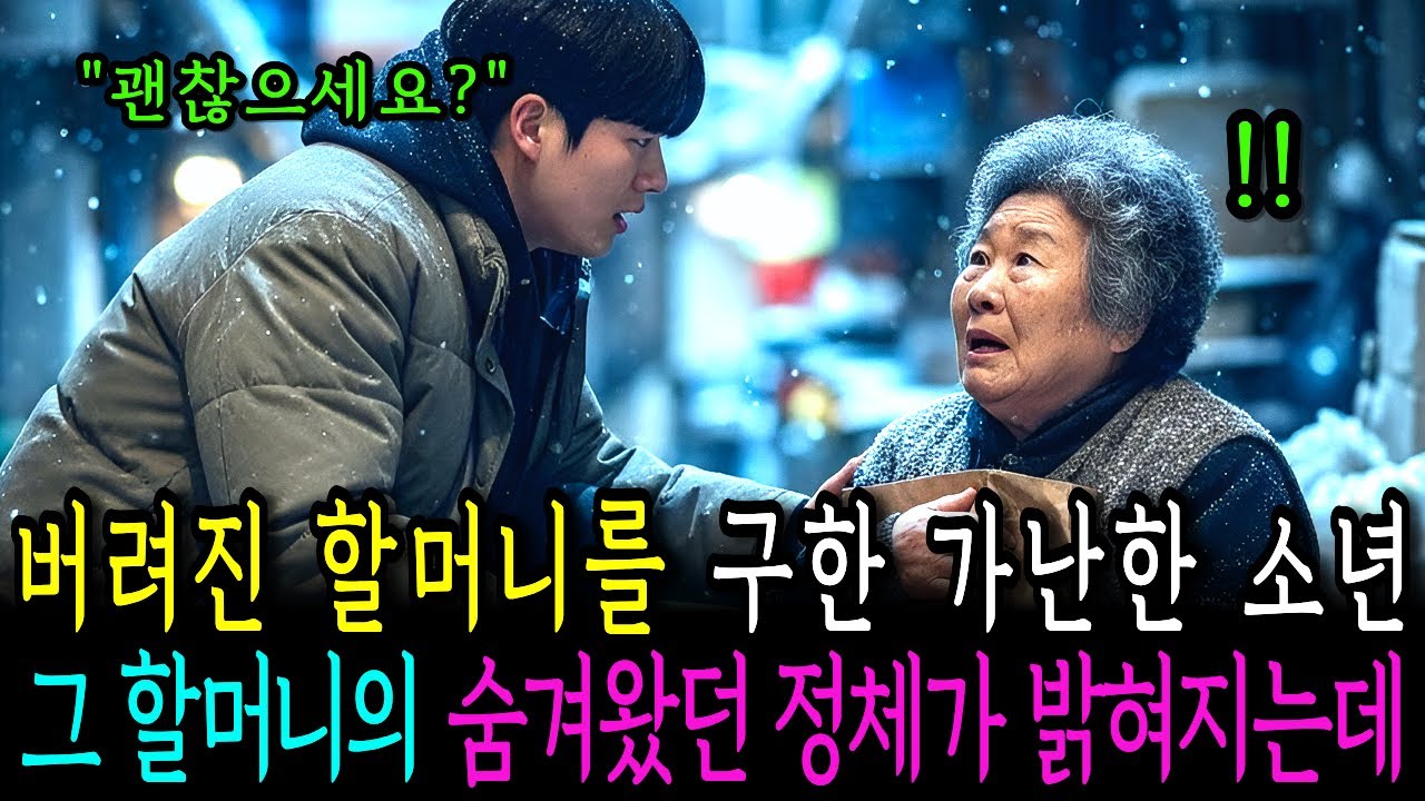 버려진 할머니를 구한 가난한 소년, 그 할머니의 숨겨왔던 진짜 정체가 밝혀지기 시작하는데..ㅣ노후사연ㅣ오디오북ㅣ인생사연ㅣ사이다사연