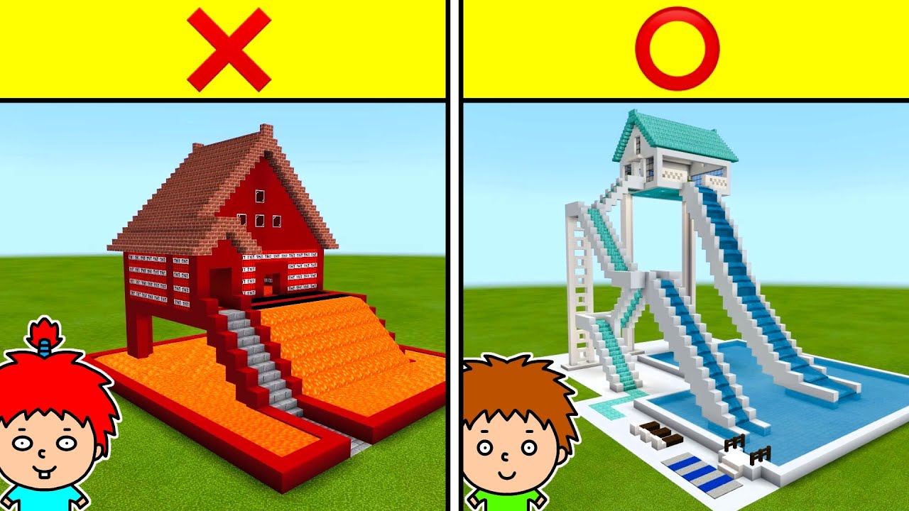 【マイクラ】ゴウキ、ウォータースライダーを作る！【ゴウキゲームズ】