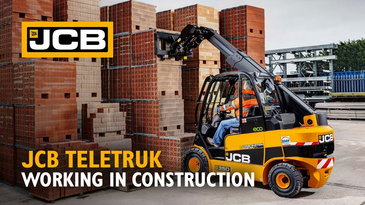 JCB Teletruk working in Construction