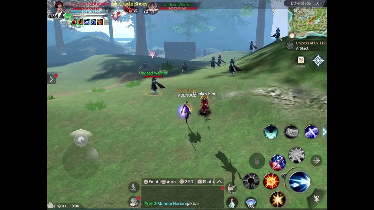 Perfect world vng gameplay - Monkey king stunning and slowing target and nearby