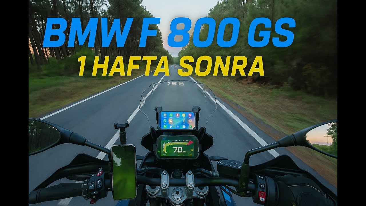 BMW F 800 GS | 1 Hafta Sonra İlk İzlenimlerim – Rodaj, Artılar & Eksiler