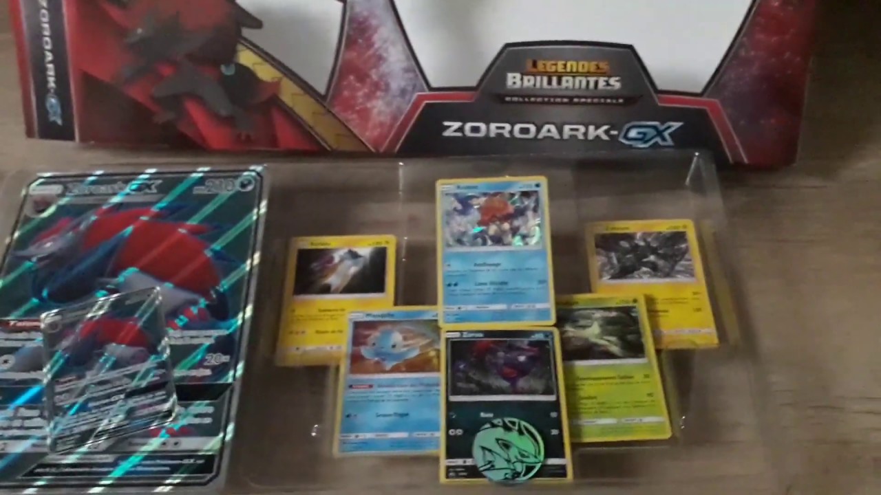 Ouverture du coffret Zoroark-GX Légendes Brillantes . Est-ce une  surprise ?