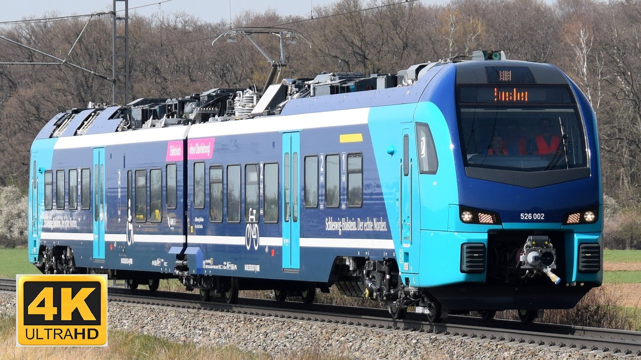 STADLER Flirt3 BEMU2 SH pro Deutsche Bahn. VUZ Velim test centre.